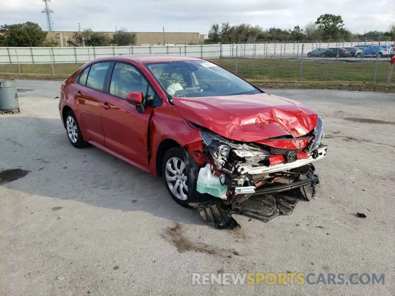1 fotografías del automóvil dañado JTDEPMAE2MJ179211 TOYOTA COROLLA 2021