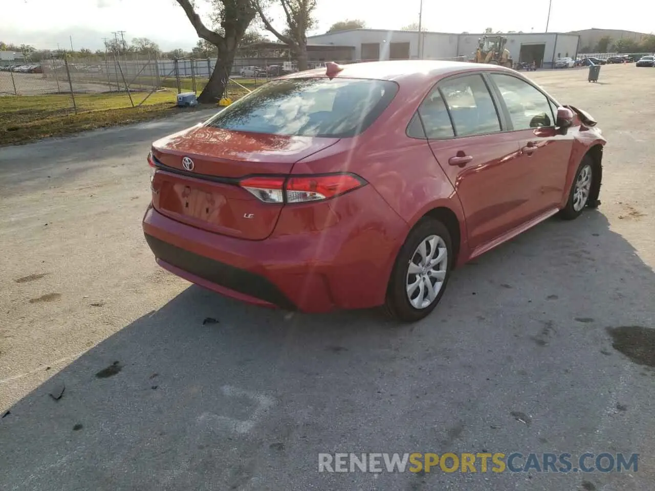 4 fotografías del automóvil dañado JTDEPMAE2MJ179211 TOYOTA COROLLA 2021