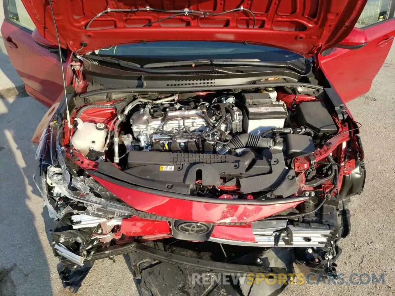 7 fotografías del automóvil dañado JTDEPMAE2MJ179211 TOYOTA COROLLA 2021