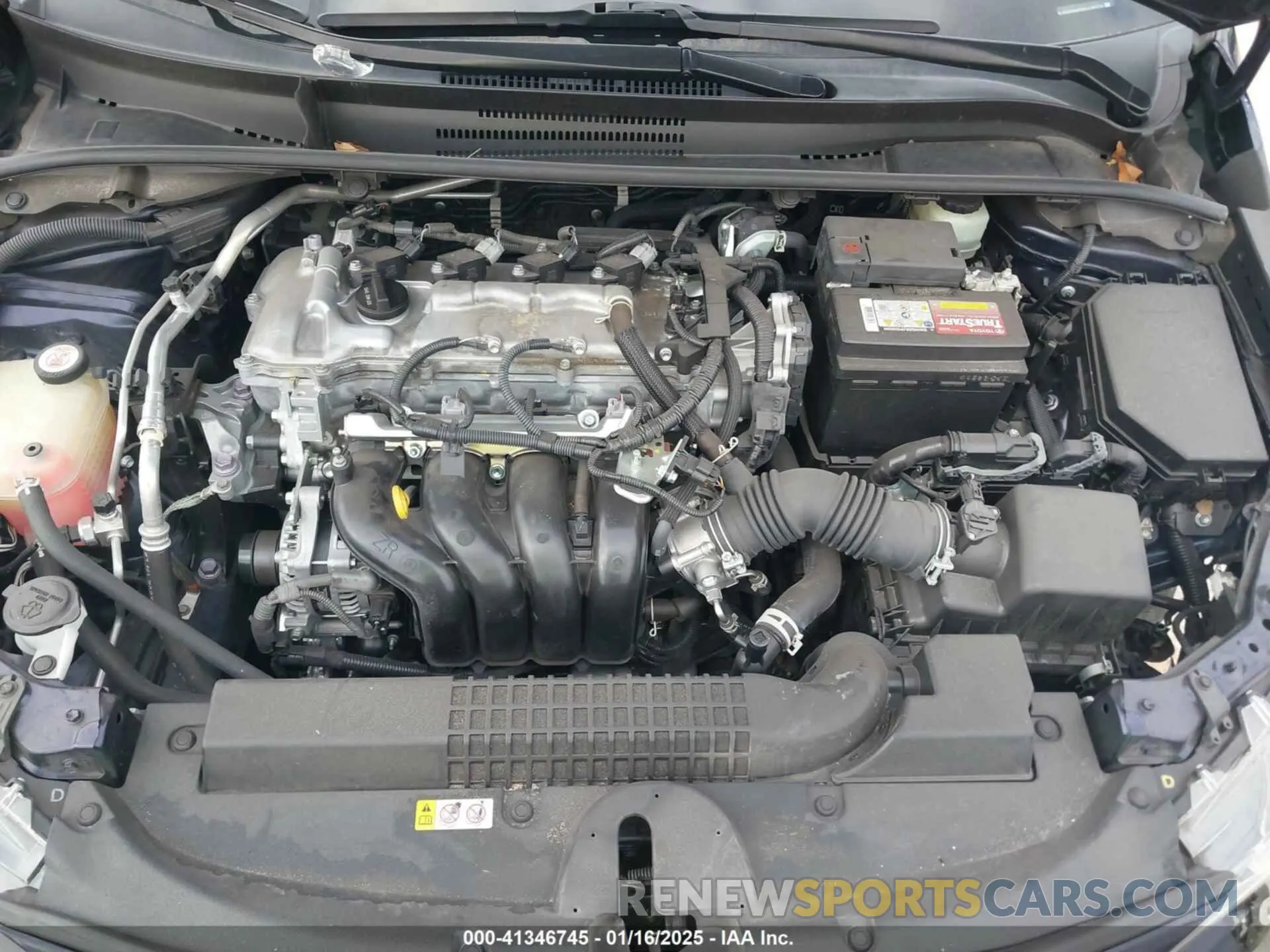 10 fotografías del automóvil dañado JTDEPMAE2MJ179712 TOYOTA COROLLA 2021