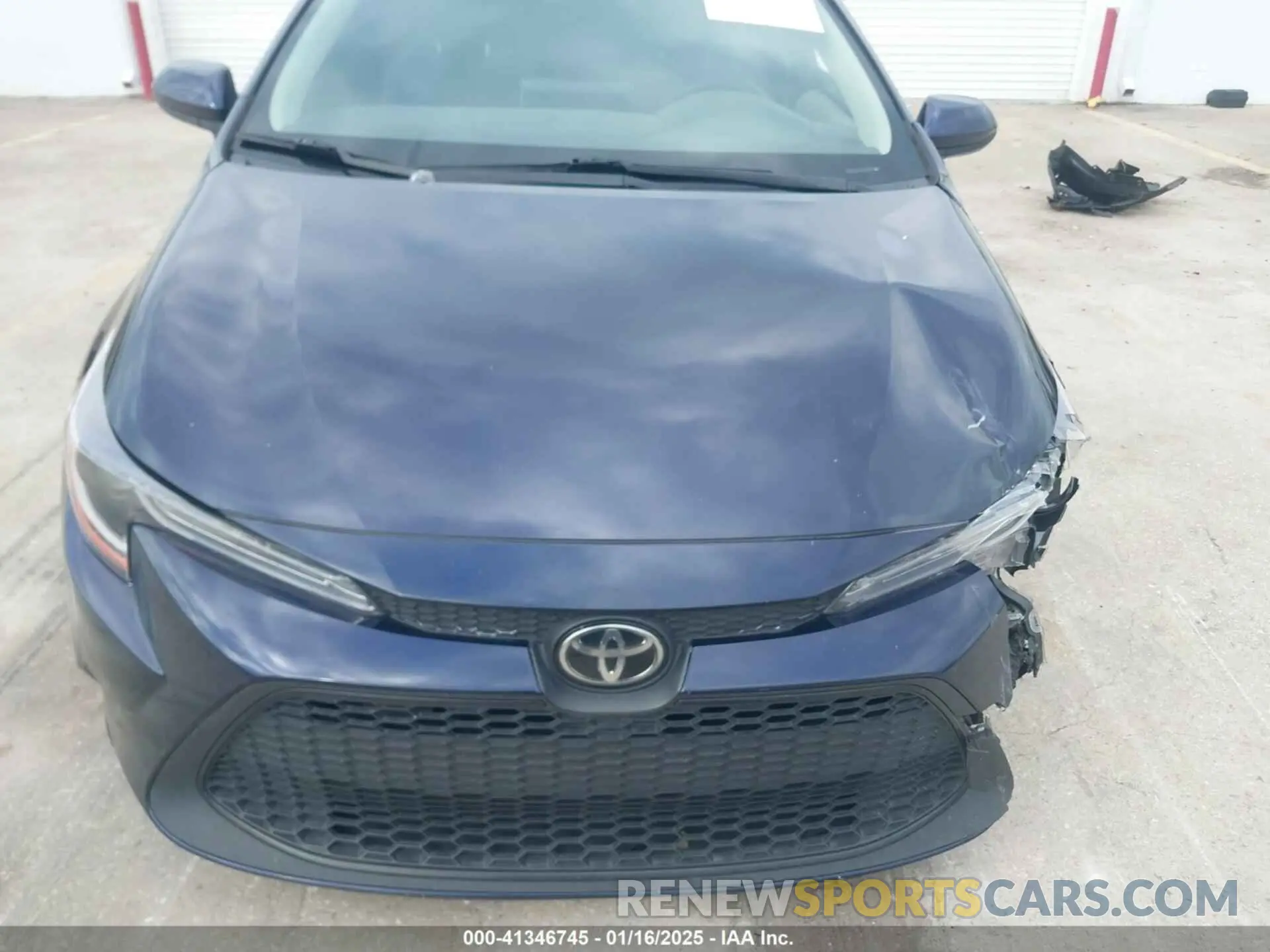 12 fotografías del automóvil dañado JTDEPMAE2MJ179712 TOYOTA COROLLA 2021