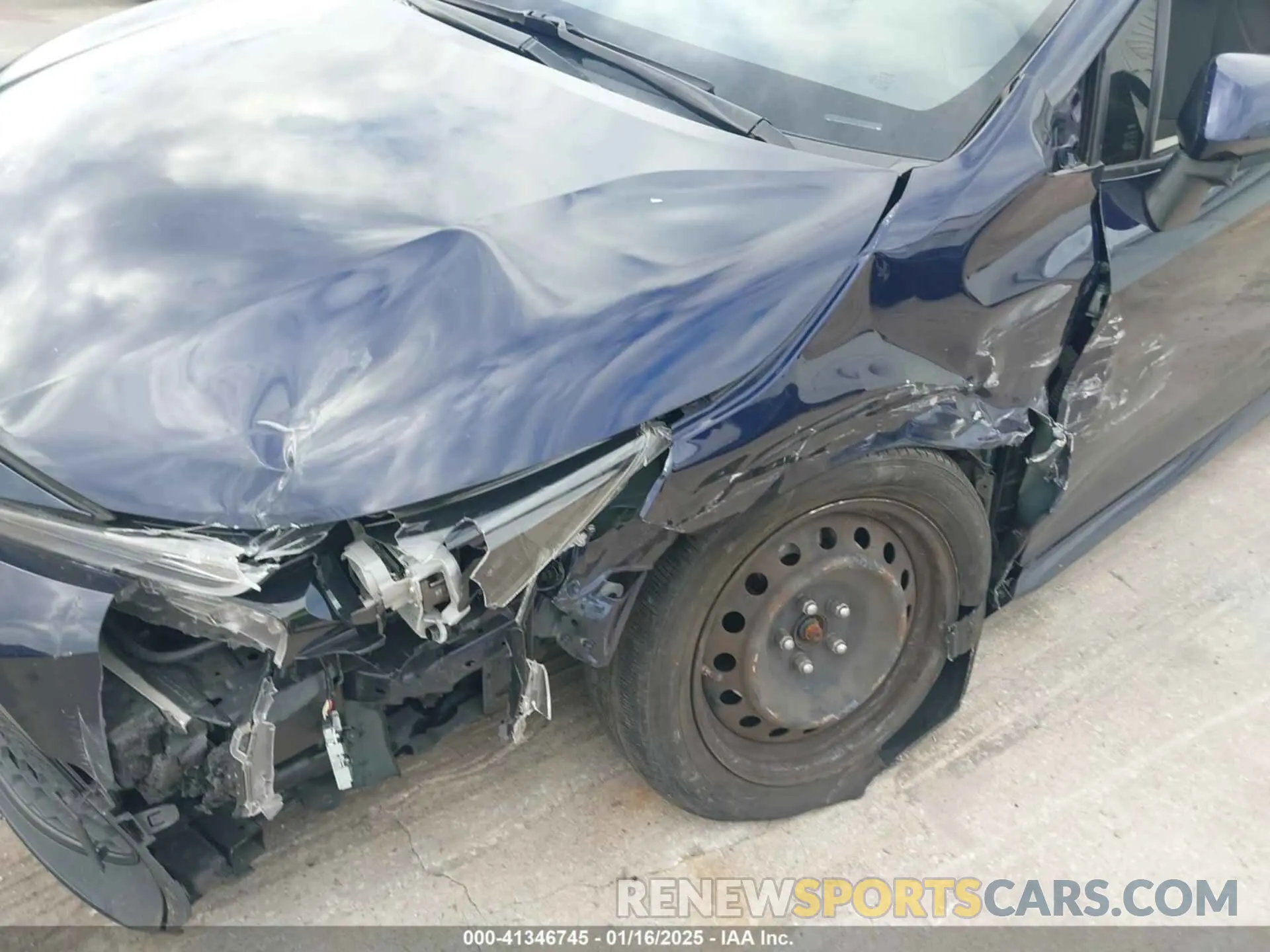 6 fotografías del automóvil dañado JTDEPMAE2MJ179712 TOYOTA COROLLA 2021