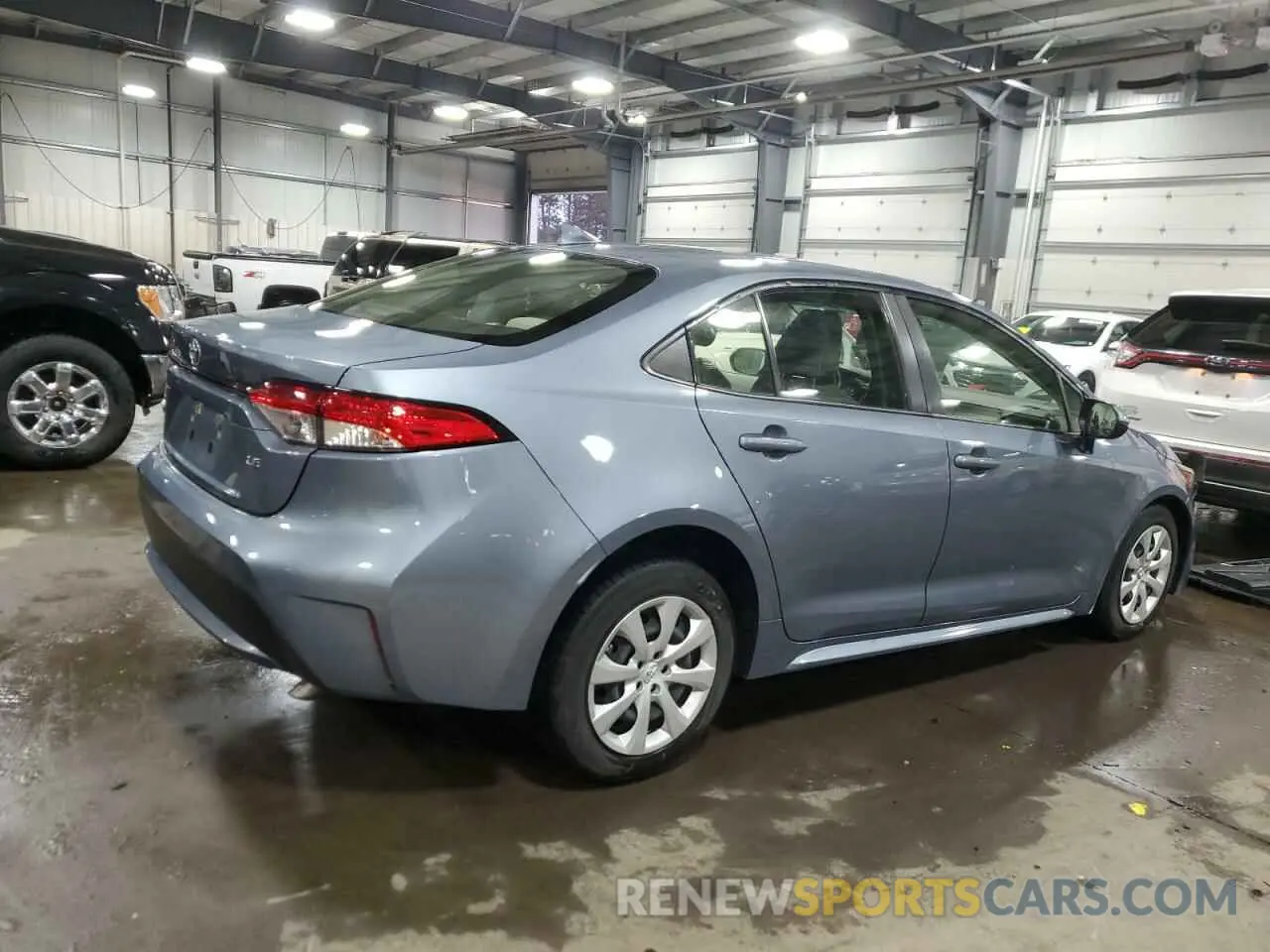 3 fotografías del automóvil dañado JTDEPMAE2MJ182223 TOYOTA COROLLA 2021
