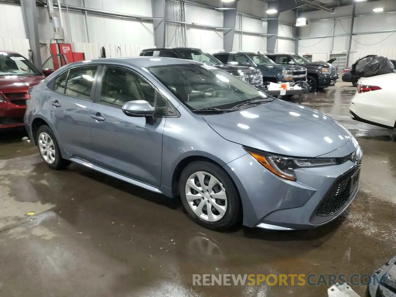 4 fotografías del automóvil dañado JTDEPMAE2MJ182223 TOYOTA COROLLA 2021