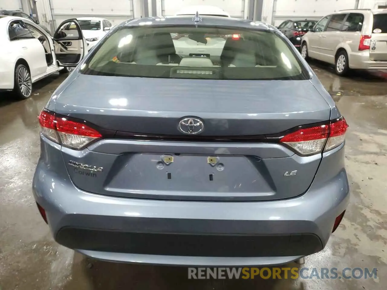 6 fotografías del automóvil dañado JTDEPMAE2MJ182223 TOYOTA COROLLA 2021