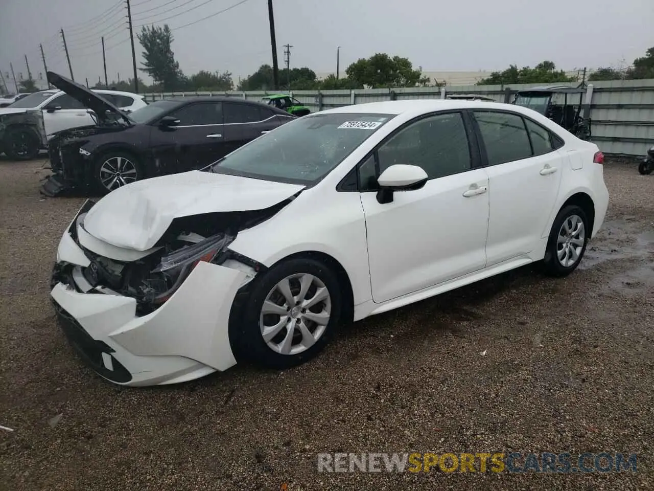 1 fotografías del automóvil dañado JTDEPMAE2MJ184313 TOYOTA COROLLA 2021