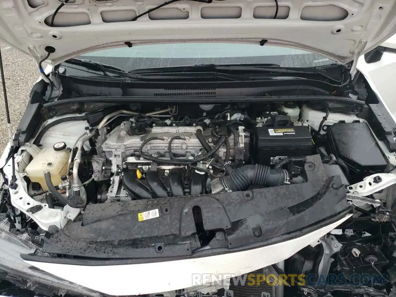 11 fotografías del automóvil dañado JTDEPMAE2MJ184313 TOYOTA COROLLA 2021