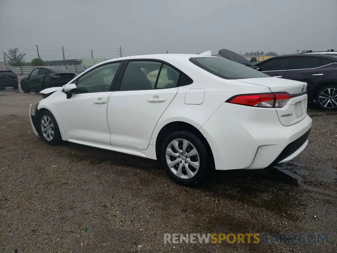 2 fotografías del automóvil dañado JTDEPMAE2MJ184313 TOYOTA COROLLA 2021