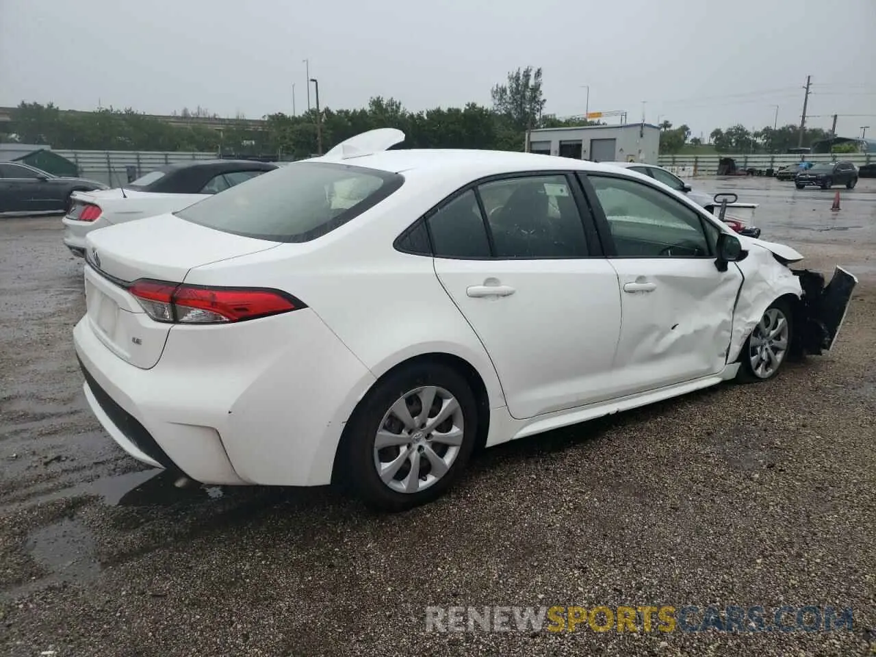 3 fotografías del automóvil dañado JTDEPMAE2MJ184313 TOYOTA COROLLA 2021