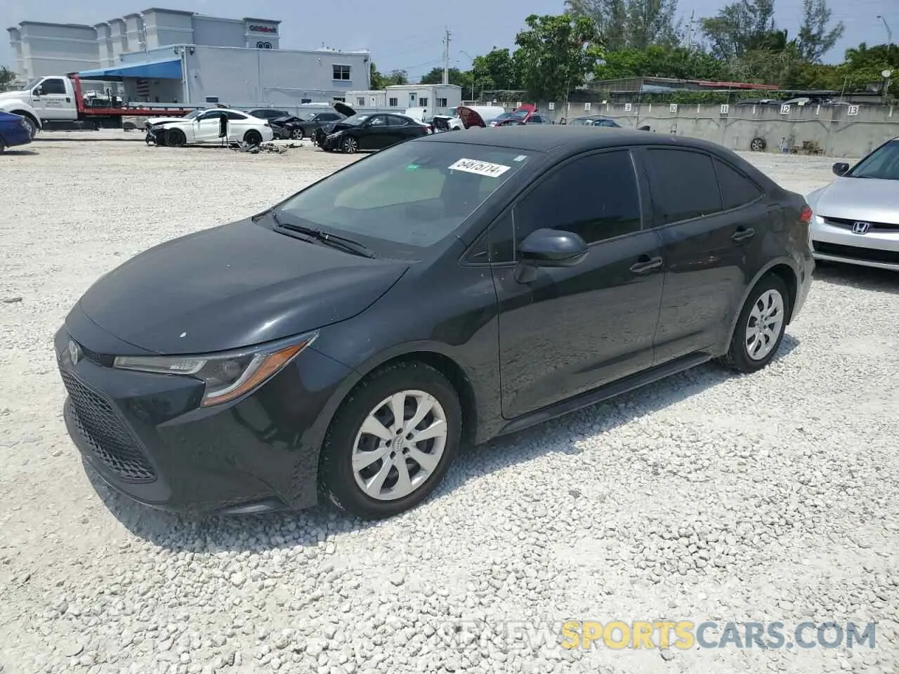 1 fotografías del automóvil dañado JTDEPMAE2MJ185672 TOYOTA COROLLA 2021