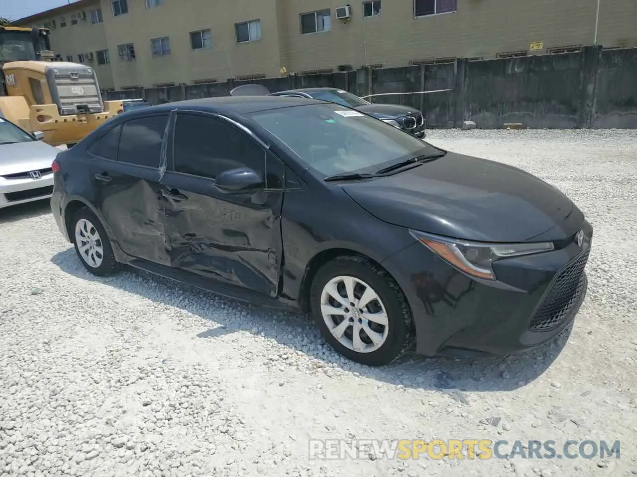 4 fotografías del automóvil dañado JTDEPMAE2MJ185672 TOYOTA COROLLA 2021
