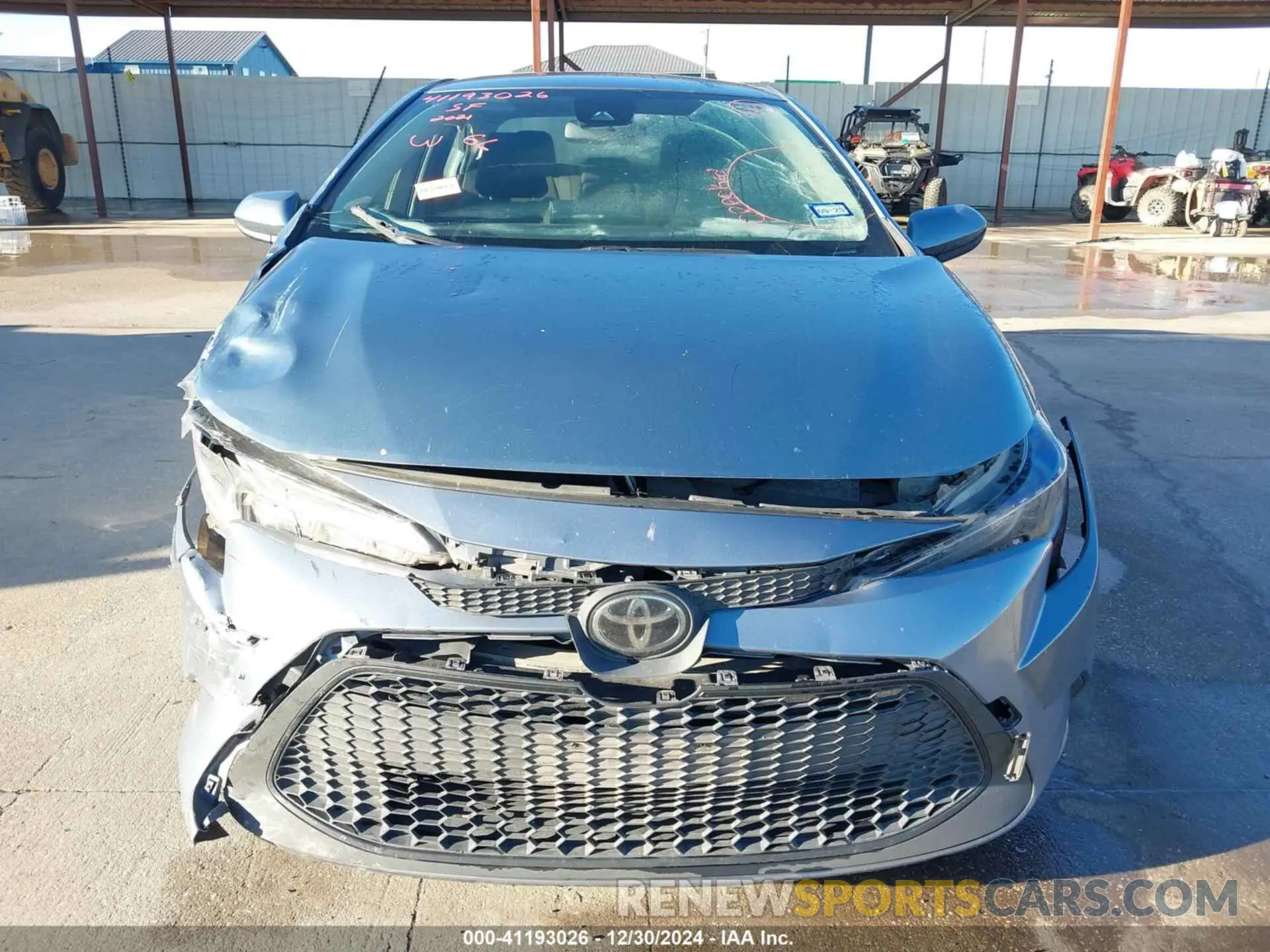 11 fotografías del automóvil dañado JTDEPMAE3MJ124363 TOYOTA COROLLA 2021