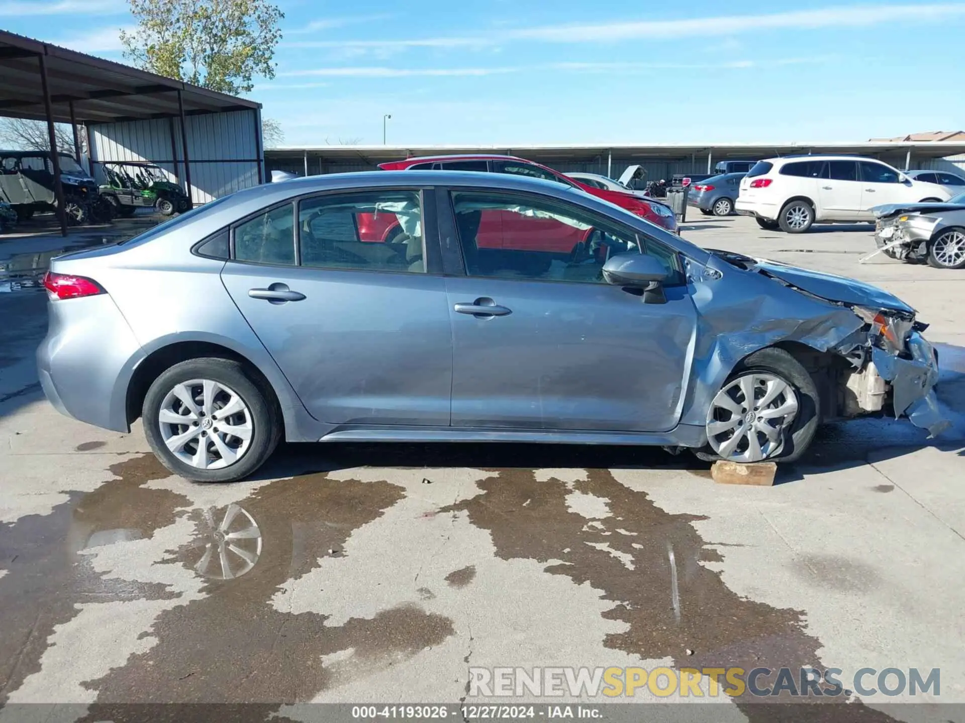 12 fotografías del automóvil dañado JTDEPMAE3MJ124363 TOYOTA COROLLA 2021