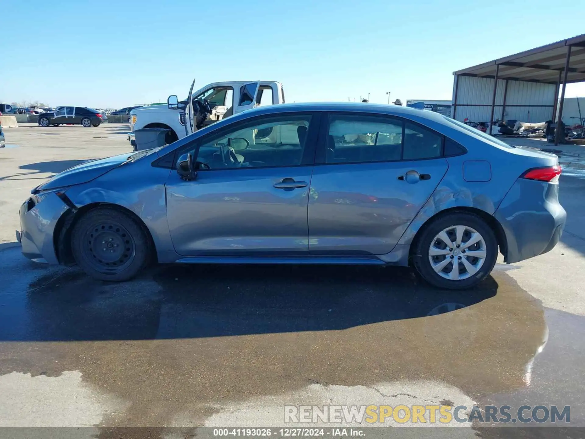 13 fotografías del automóvil dañado JTDEPMAE3MJ124363 TOYOTA COROLLA 2021