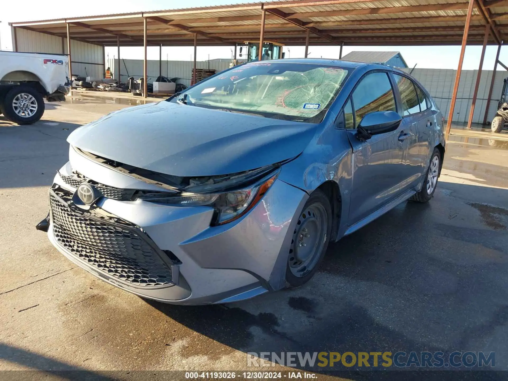 2 fotografías del automóvil dañado JTDEPMAE3MJ124363 TOYOTA COROLLA 2021