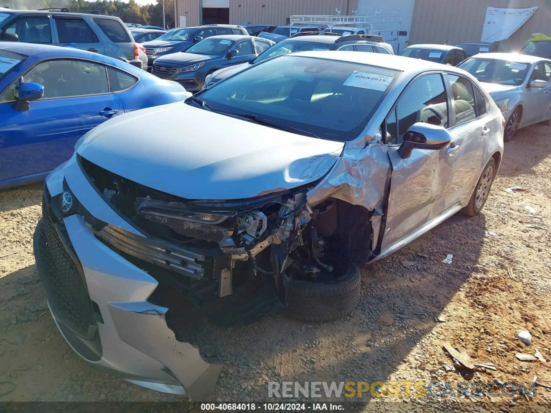 2 fotografías del automóvil dañado JTDEPMAE3MJ124539 TOYOTA COROLLA 2021