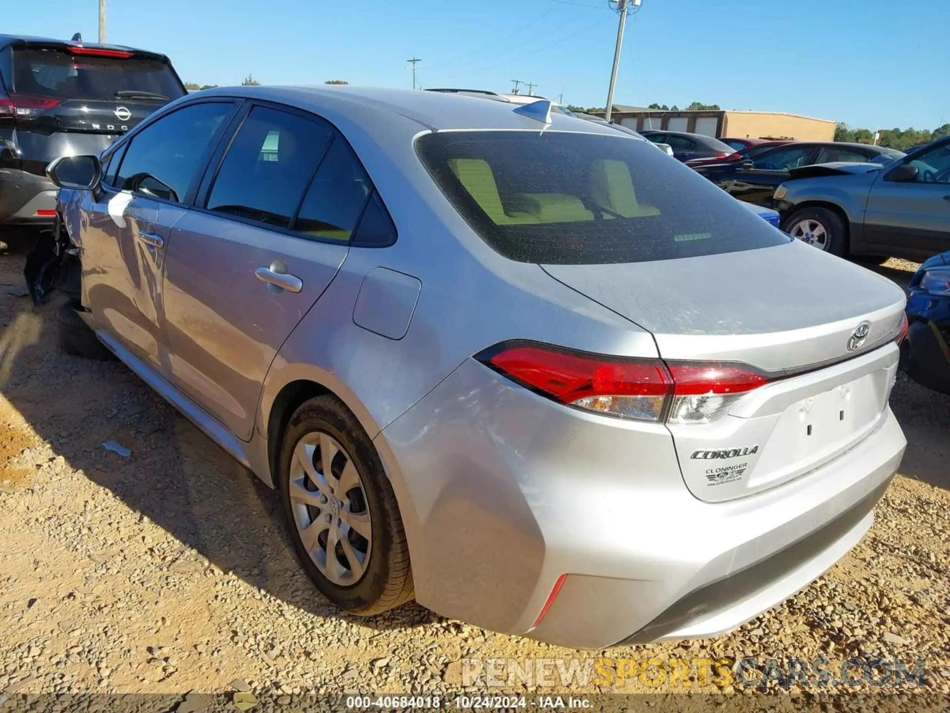 3 fotografías del automóvil dañado JTDEPMAE3MJ124539 TOYOTA COROLLA 2021