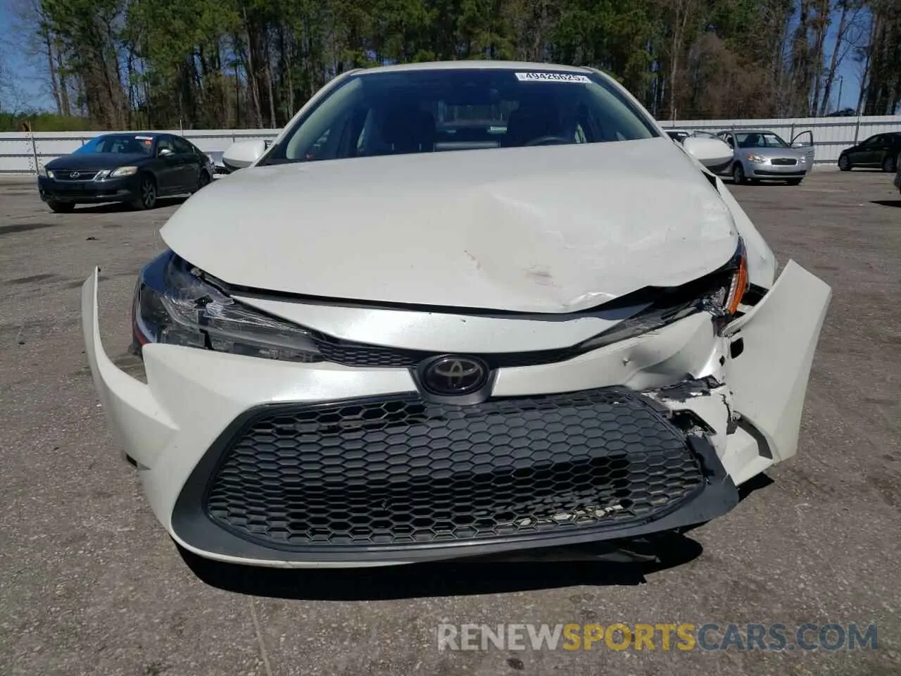 5 fotografías del automóvil dañado JTDEPMAE3MJ127716 TOYOTA COROLLA 2021
