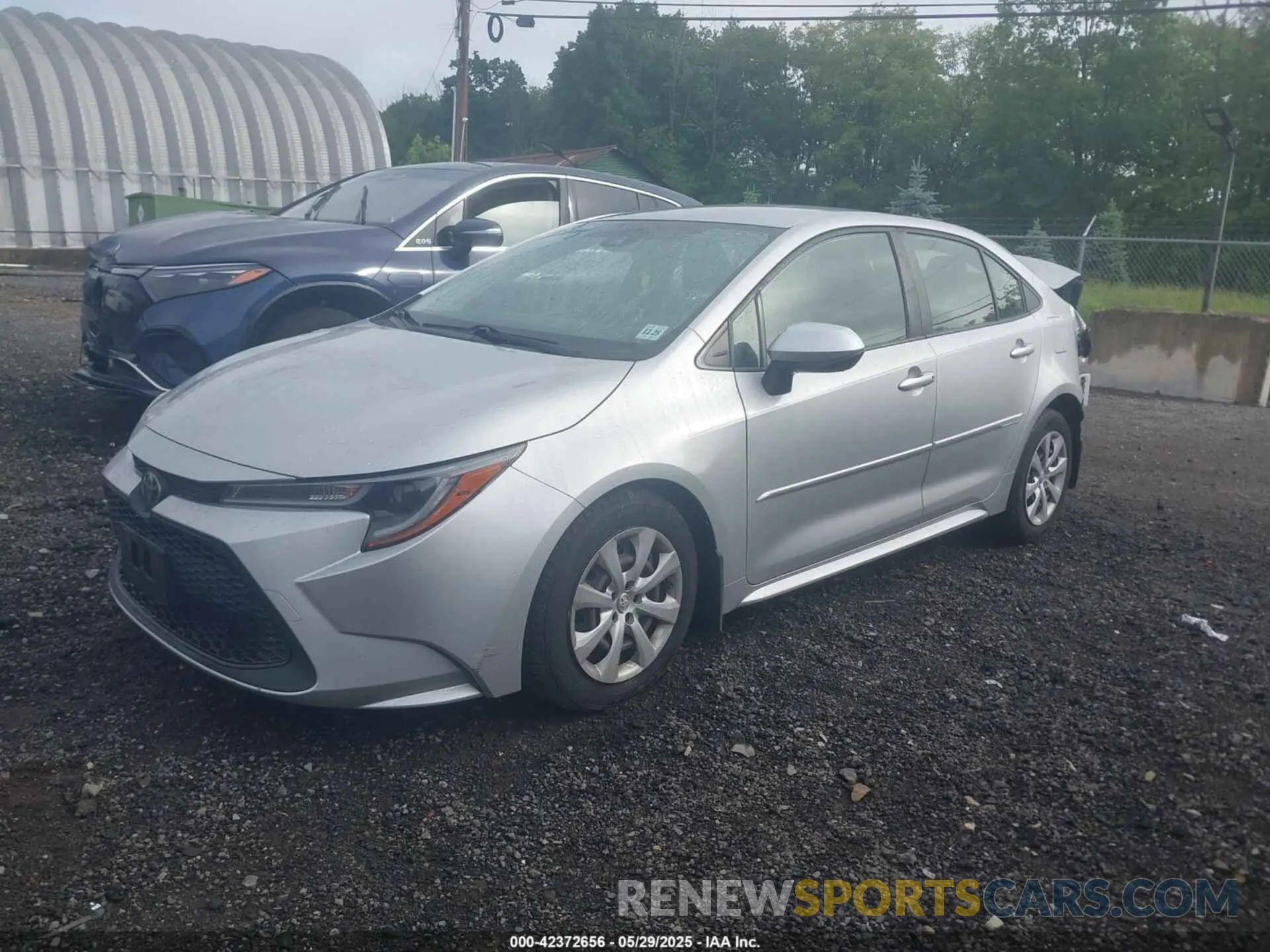 2 fotografías del automóvil dañado JTDEPMAE3MJ131636 TOYOTA COROLLA 2021