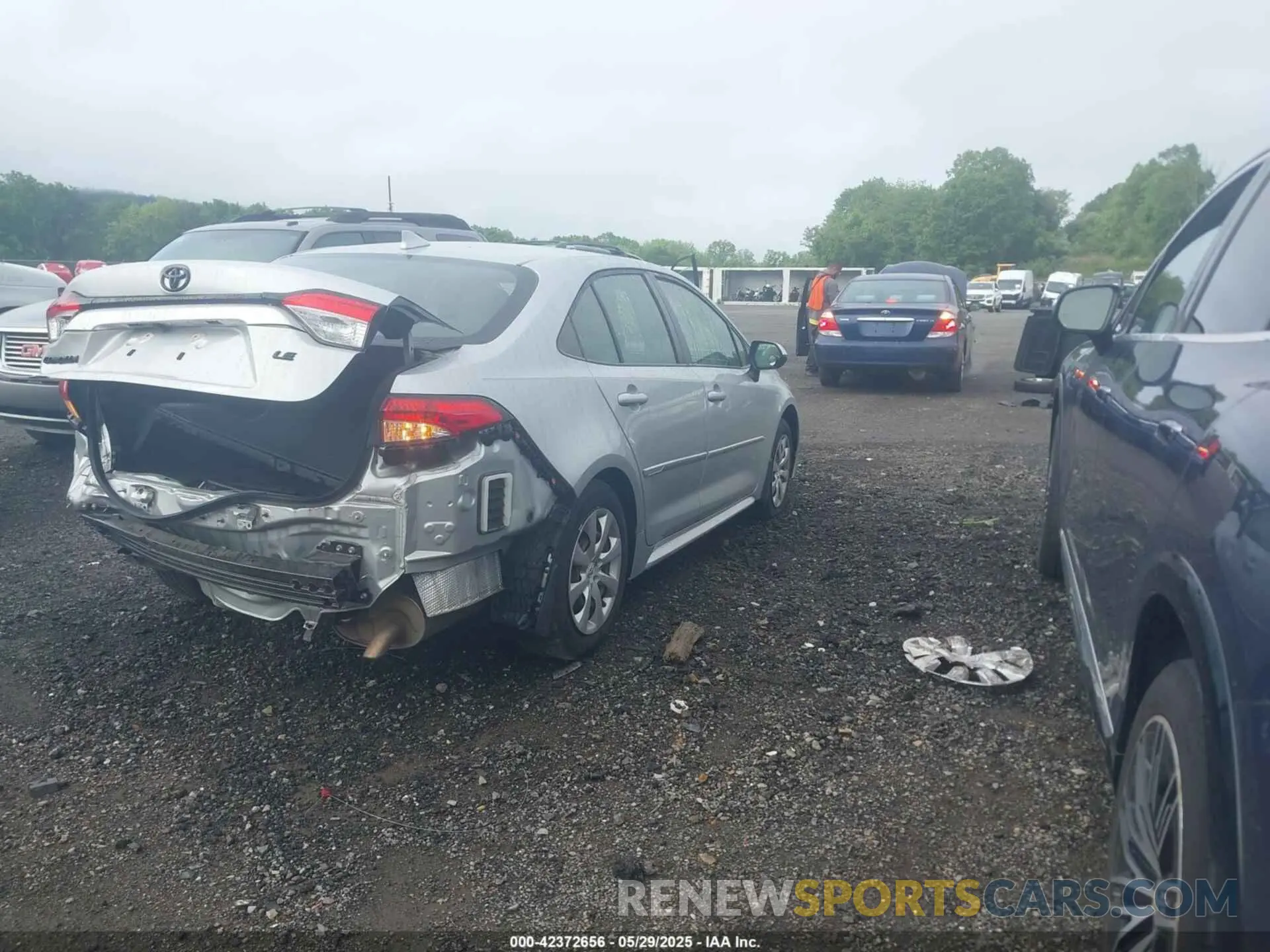4 fotografías del automóvil dañado JTDEPMAE3MJ131636 TOYOTA COROLLA 2021