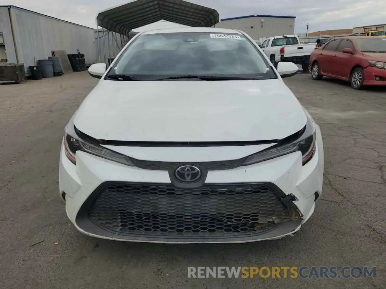 5 fotografías del automóvil dañado JTDEPMAE3MJ131832 TOYOTA COROLLA 2021