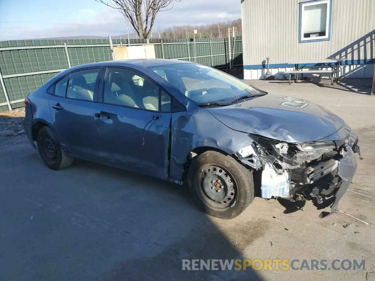 4 fotografías del automóvil dañado JTDEPMAE3MJ133502 TOYOTA COROLLA 2021