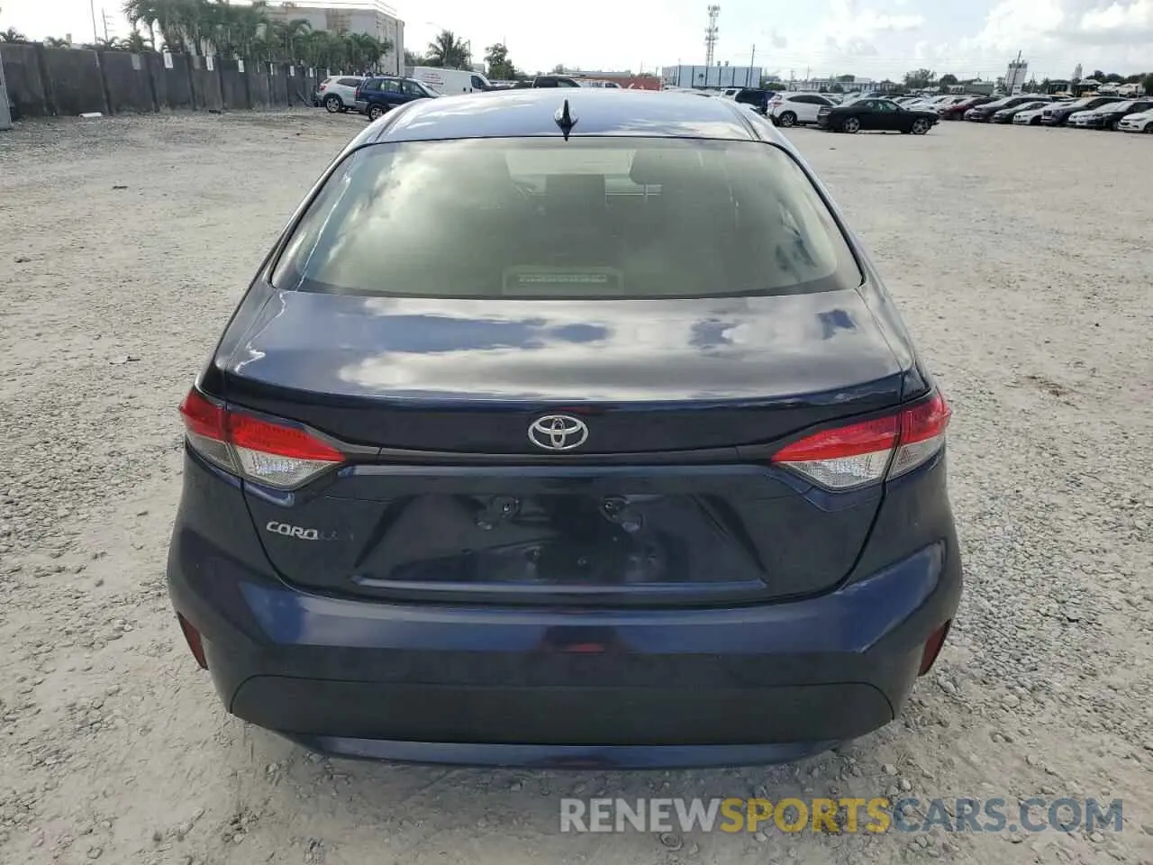 6 fotografías del automóvil dañado JTDEPMAE3MJ137713 TOYOTA COROLLA 2021