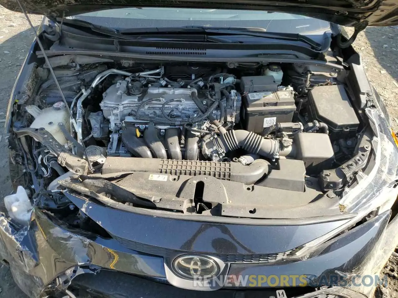 11 fotografías del automóvil dañado JTDEPMAE3MJ139378 TOYOTA COROLLA 2021