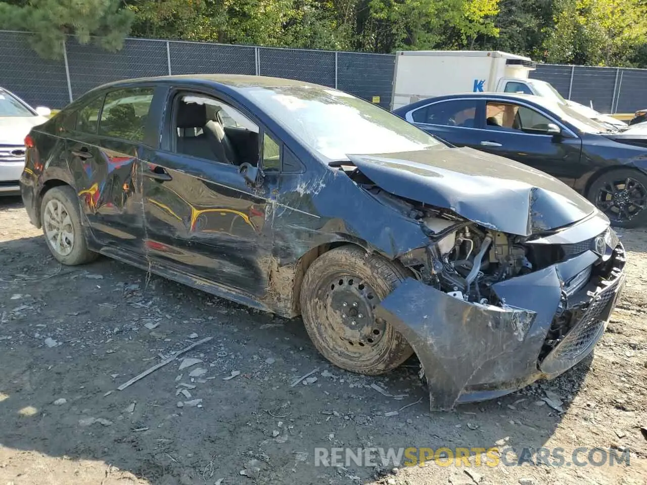 4 fotografías del automóvil dañado JTDEPMAE3MJ139378 TOYOTA COROLLA 2021