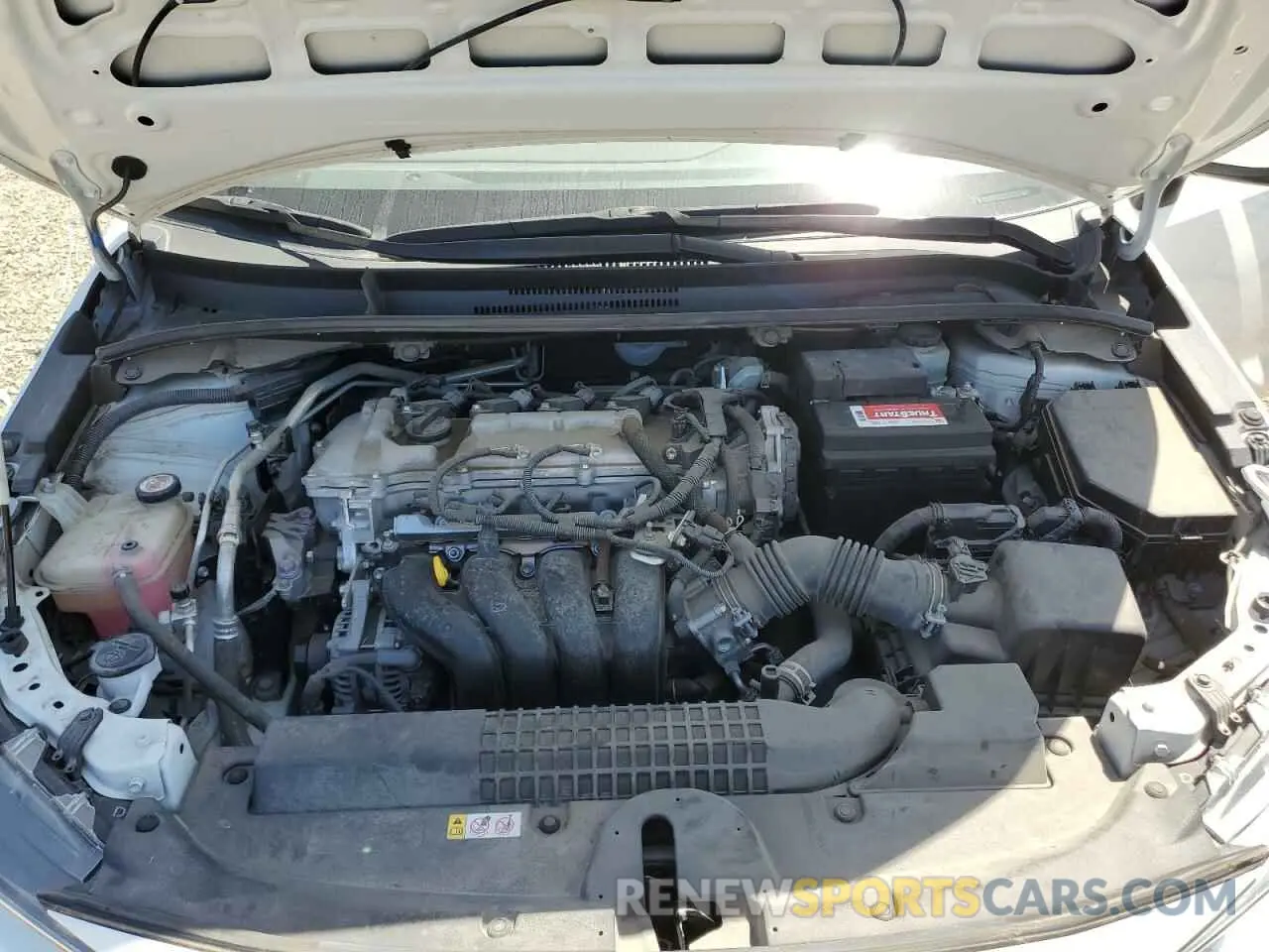 11 fotografías del automóvil dañado JTDEPMAE3MJ145505 TOYOTA COROLLA 2021