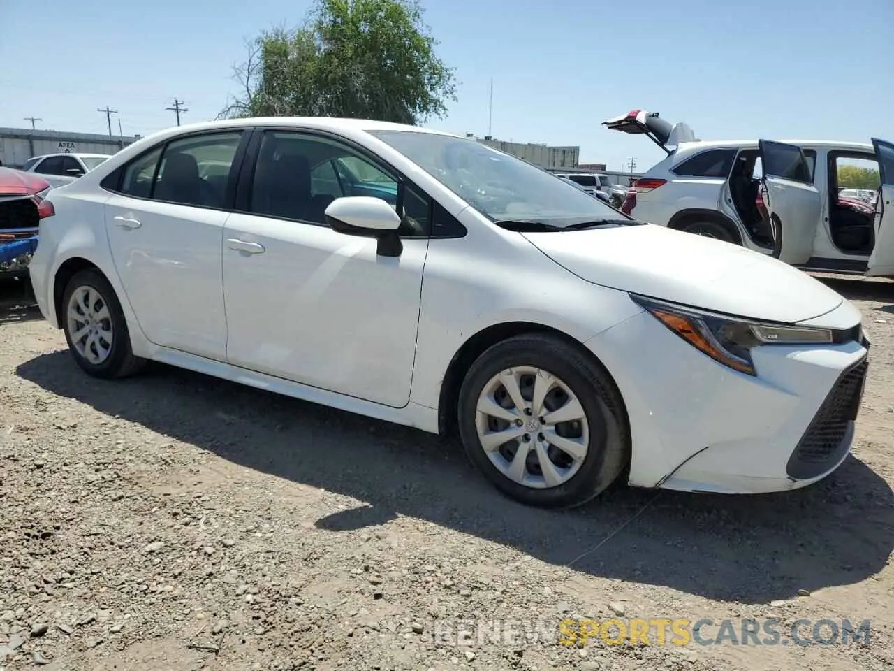 4 fotografías del automóvil dañado JTDEPMAE3MJ145505 TOYOTA COROLLA 2021