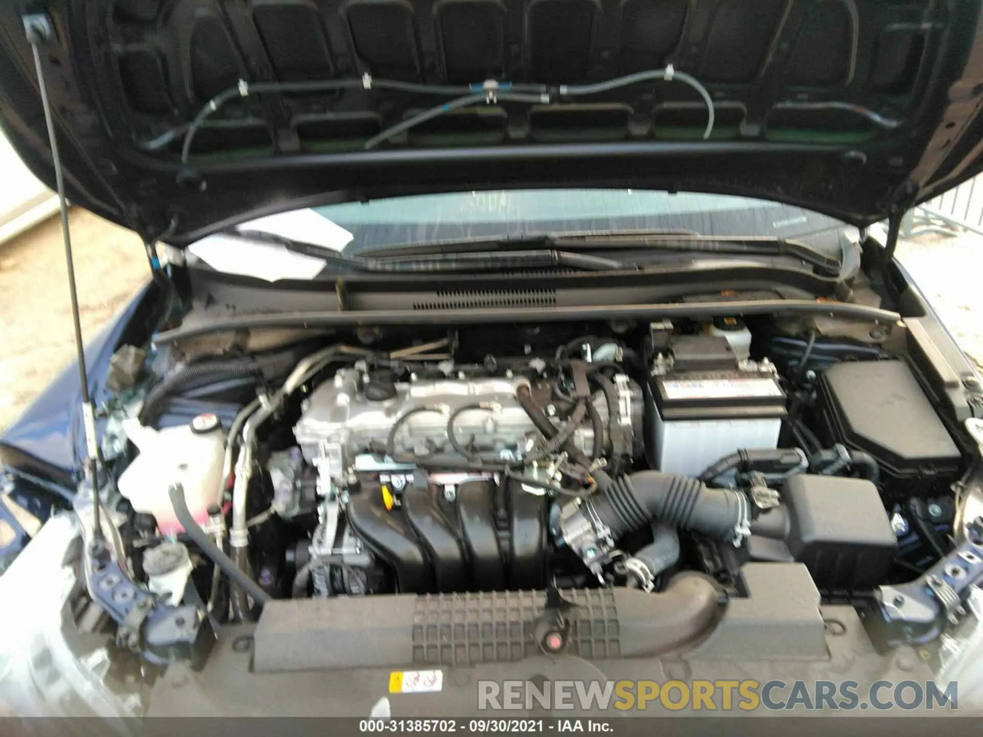 10 fotografías del automóvil dañado JTDEPMAE3MJ146976 TOYOTA COROLLA 2021