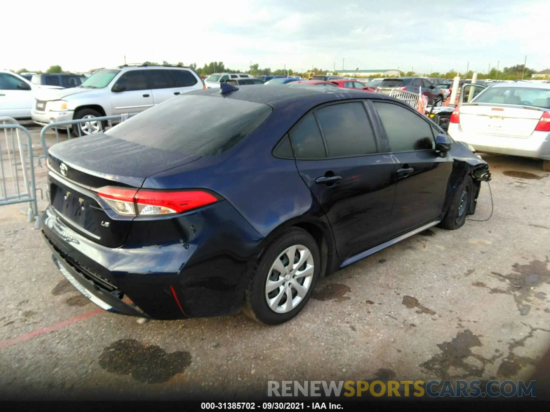 4 fotografías del automóvil dañado JTDEPMAE3MJ146976 TOYOTA COROLLA 2021