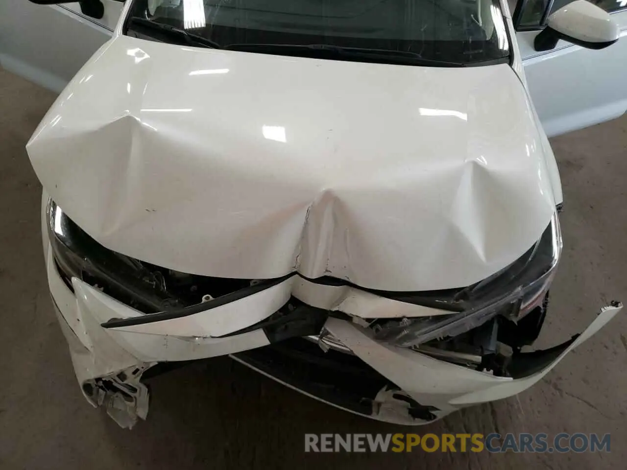 11 fotografías del automóvil dañado JTDEPMAE3MJ148582 TOYOTA COROLLA 2021