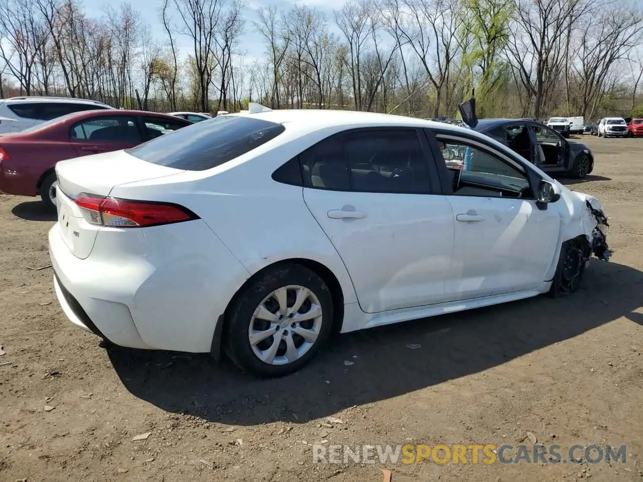 3 fotografías del automóvil dañado JTDEPMAE3MJ149294 TOYOTA COROLLA 2021