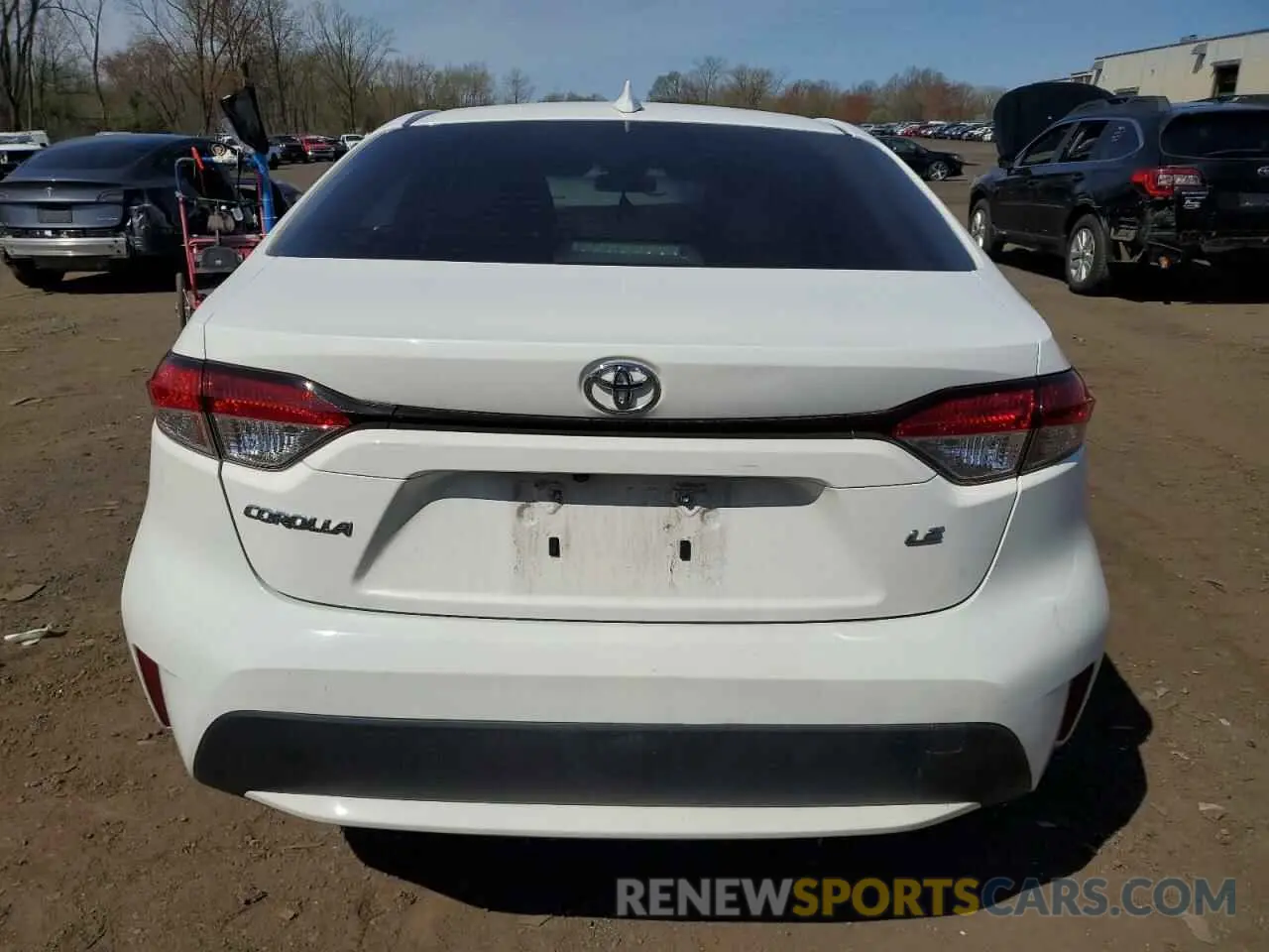 6 fotografías del automóvil dañado JTDEPMAE3MJ149294 TOYOTA COROLLA 2021