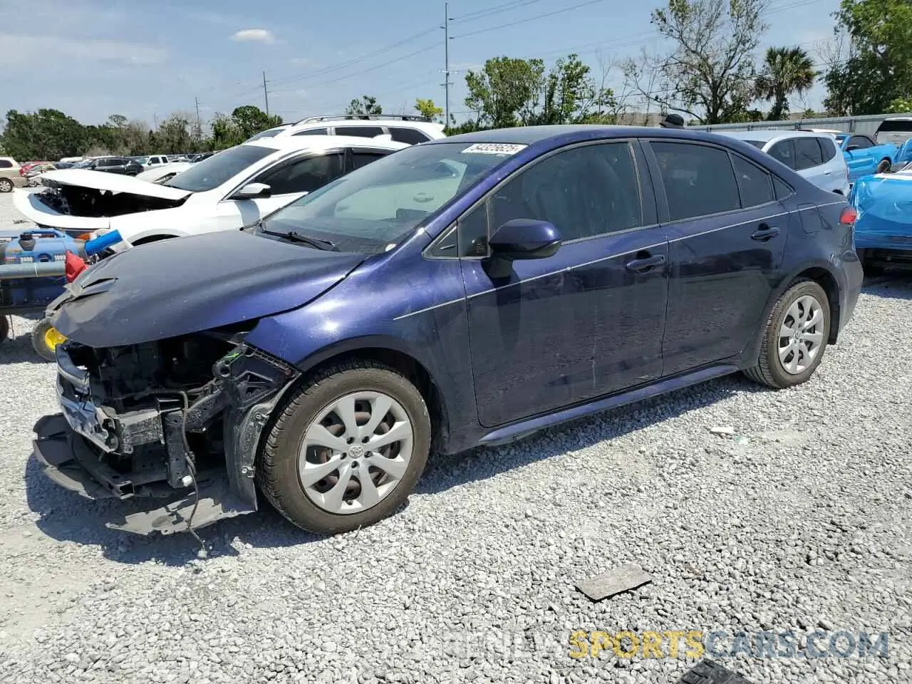 1 fotografías del automóvil dañado JTDEPMAE3MJ160408 TOYOTA COROLLA 2021