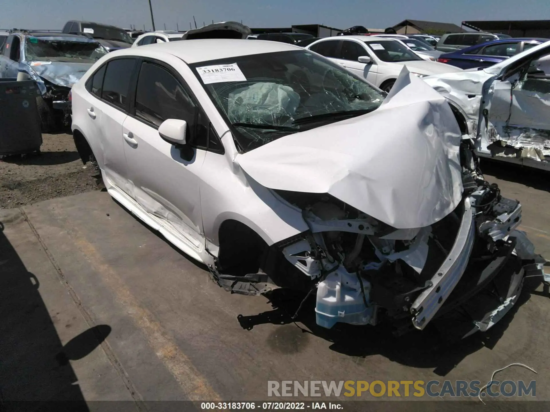 1 fotografías del automóvil dañado JTDEPMAE3MJ160943 TOYOTA COROLLA 2021