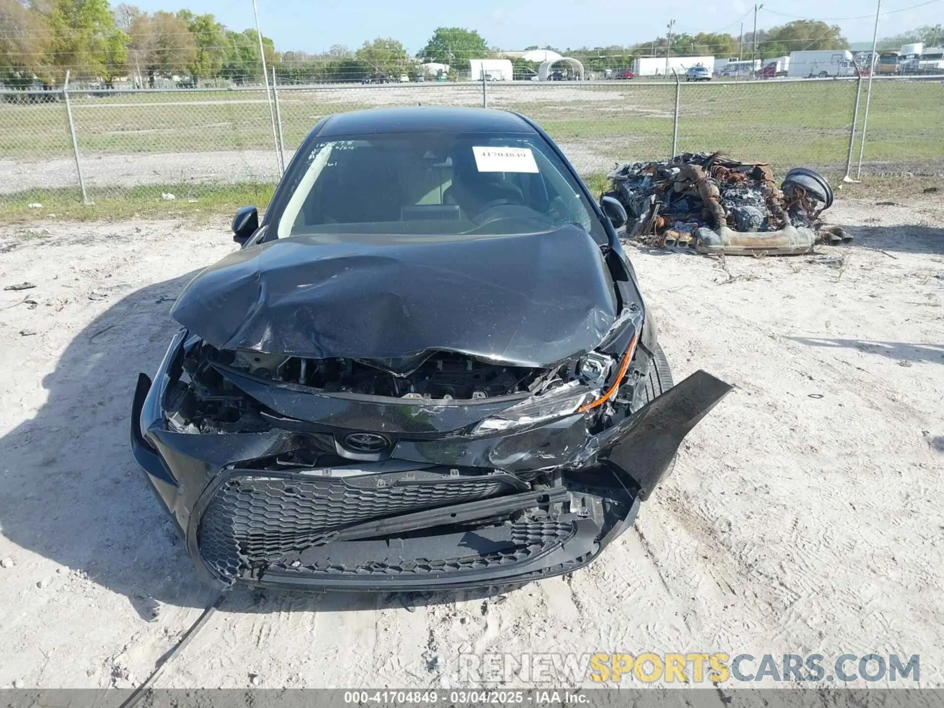 12 fotografías del automóvil dañado JTDEPMAE3MJ167875 TOYOTA COROLLA 2021
