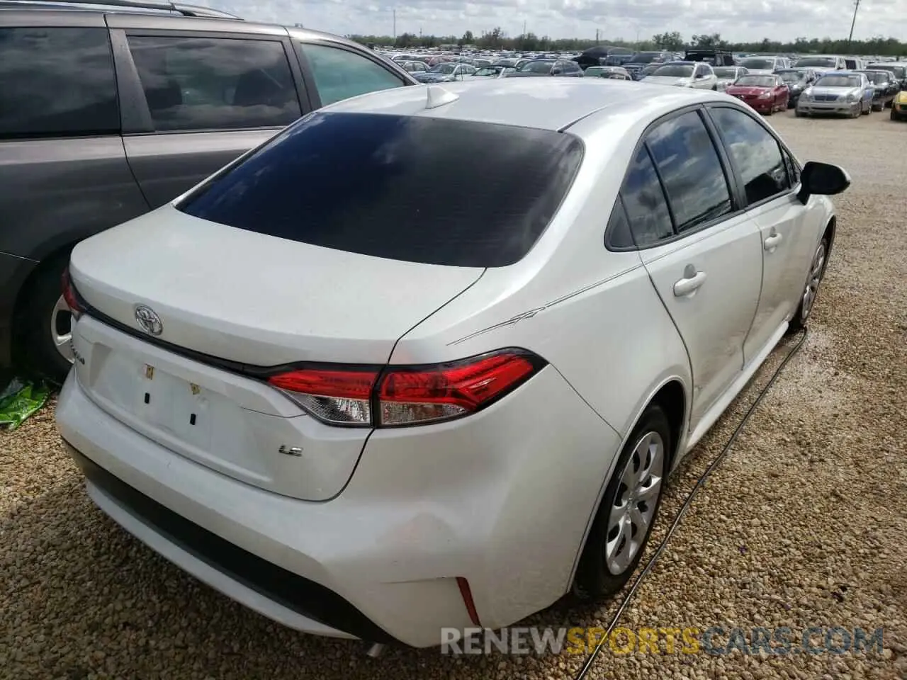 4 fotografías del automóvil dañado JTDEPMAE3MJ172848 TOYOTA COROLLA 2021