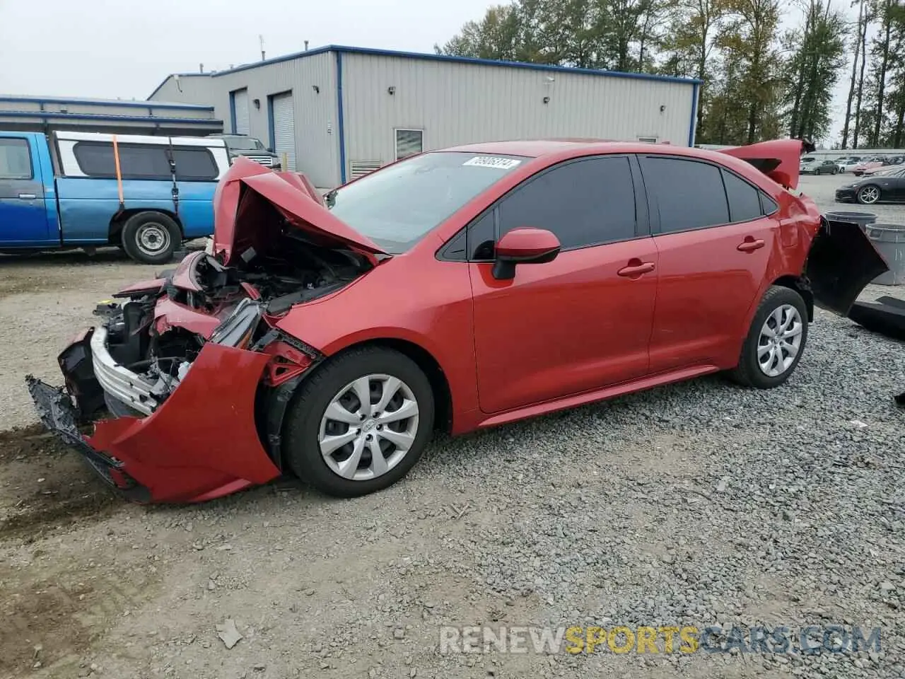 1 fotografías del automóvil dañado JTDEPMAE3MJ174471 TOYOTA COROLLA 2021