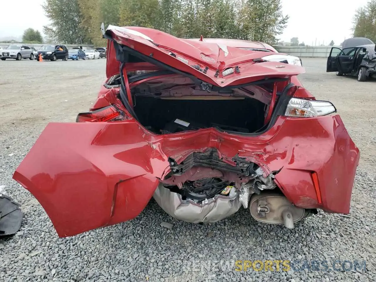 6 fotografías del automóvil dañado JTDEPMAE3MJ174471 TOYOTA COROLLA 2021