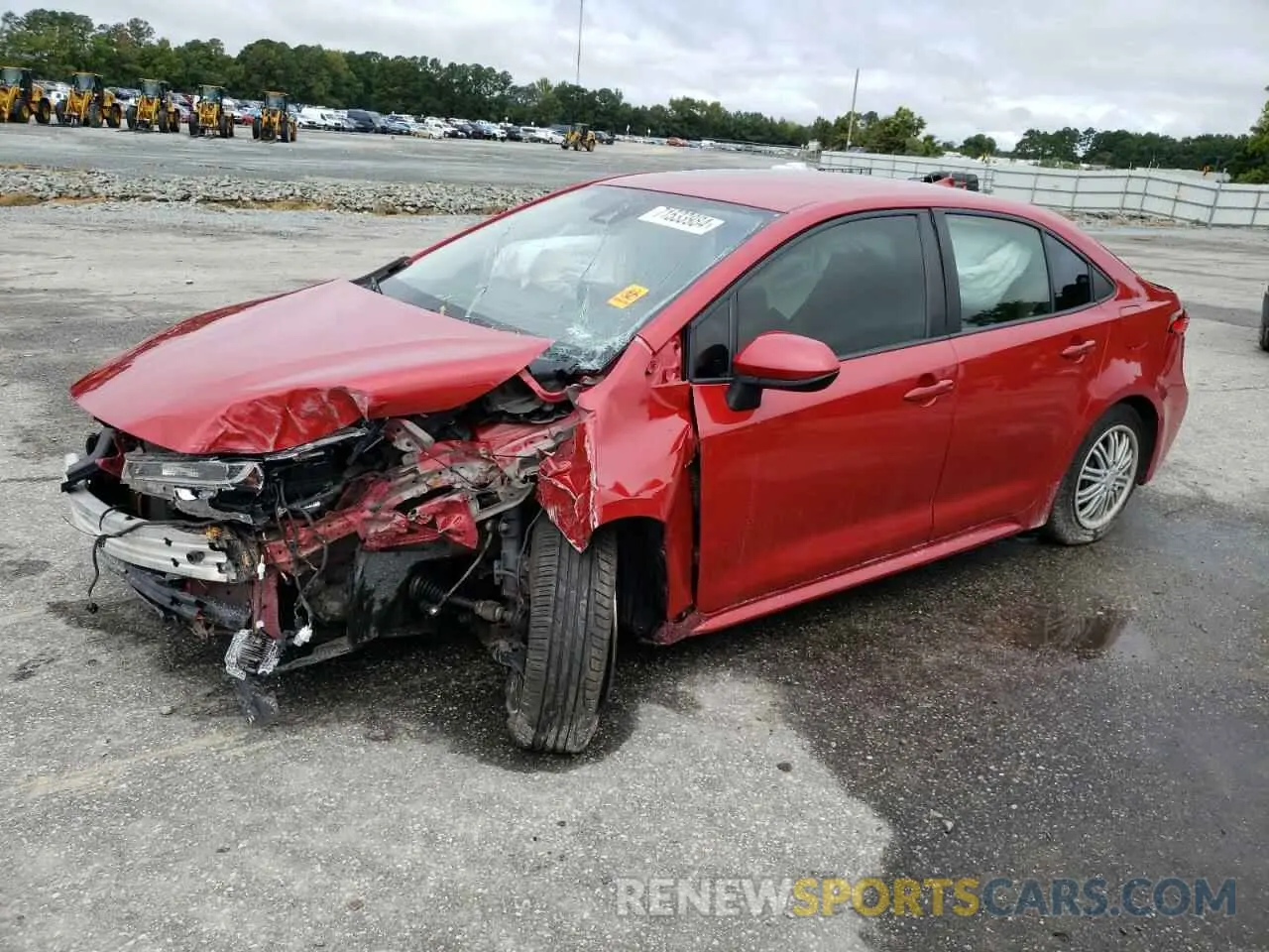 1 fotografías del automóvil dañado JTDEPMAE3MJ177774 TOYOTA COROLLA 2021
