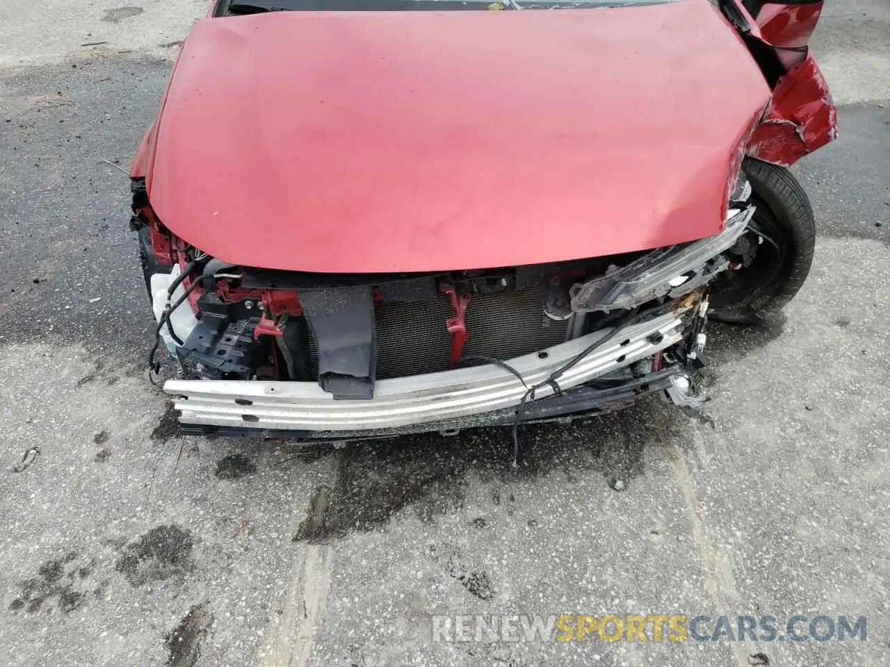 11 fotografías del automóvil dañado JTDEPMAE3MJ177774 TOYOTA COROLLA 2021