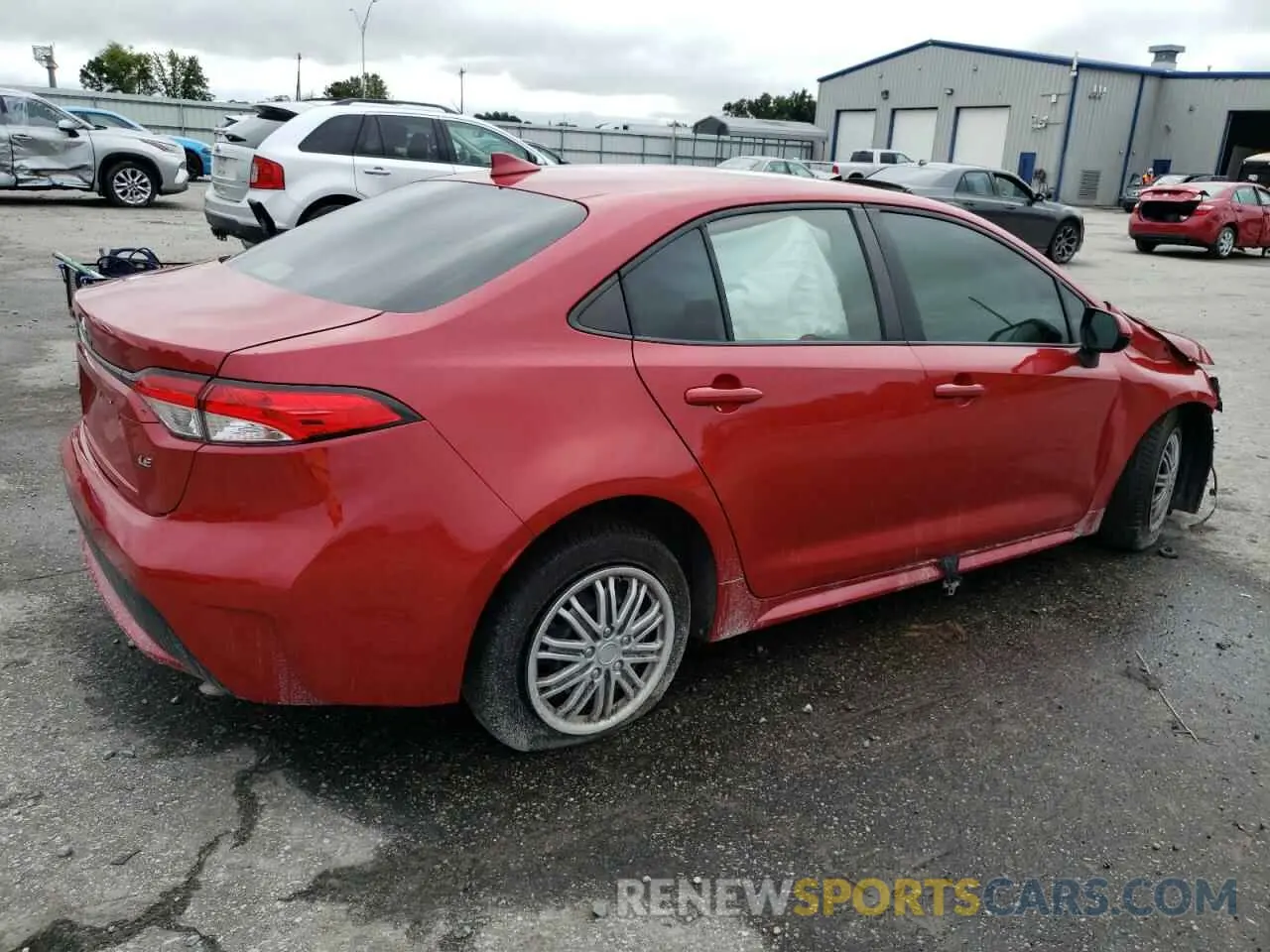 3 fotografías del automóvil dañado JTDEPMAE3MJ177774 TOYOTA COROLLA 2021