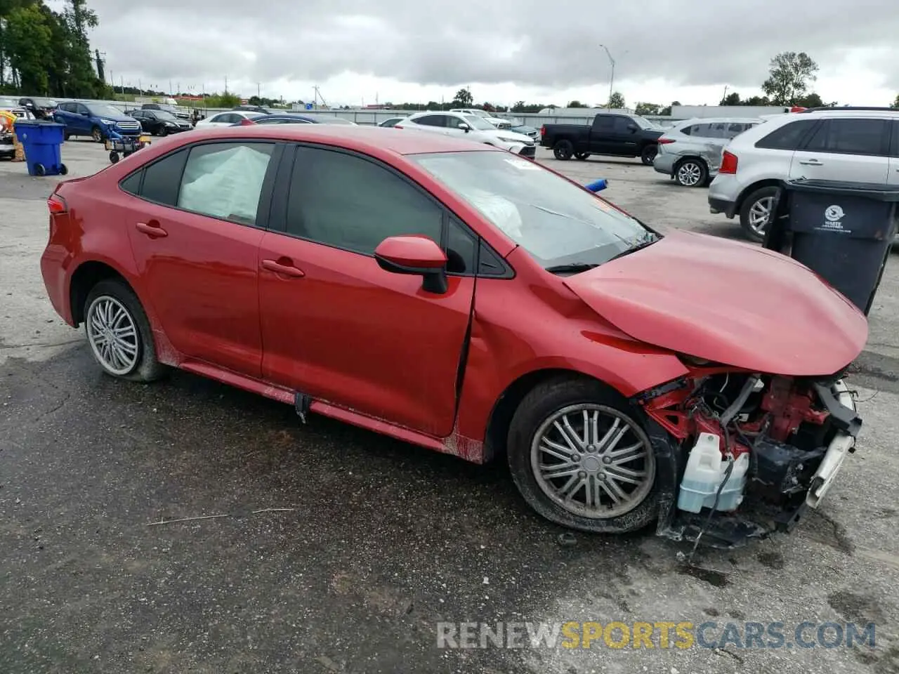 4 fotografías del automóvil dañado JTDEPMAE3MJ177774 TOYOTA COROLLA 2021
