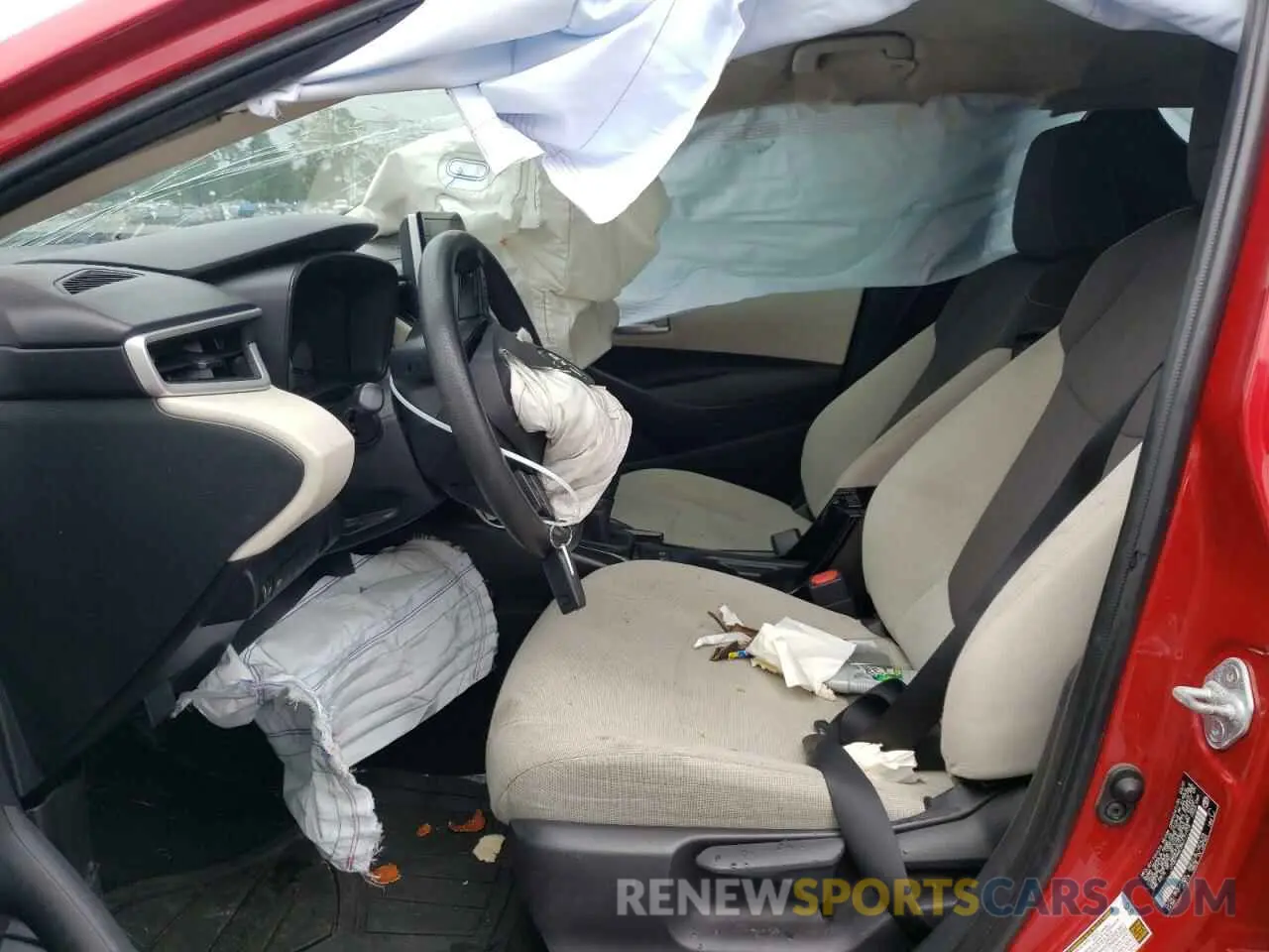 7 fotografías del automóvil dañado JTDEPMAE3MJ177774 TOYOTA COROLLA 2021