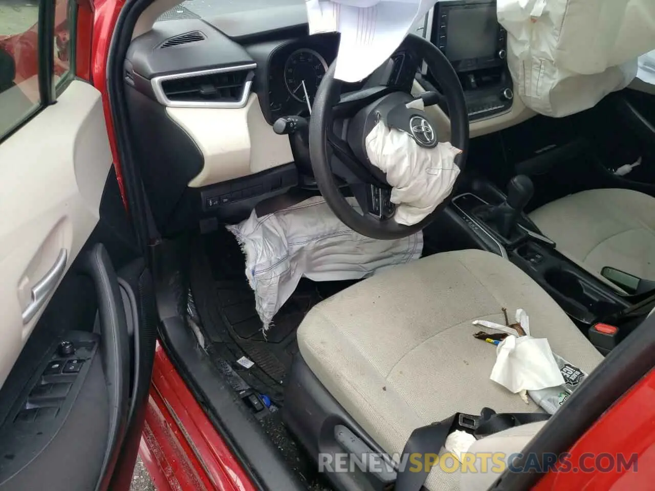 8 fotografías del automóvil dañado JTDEPMAE3MJ177774 TOYOTA COROLLA 2021