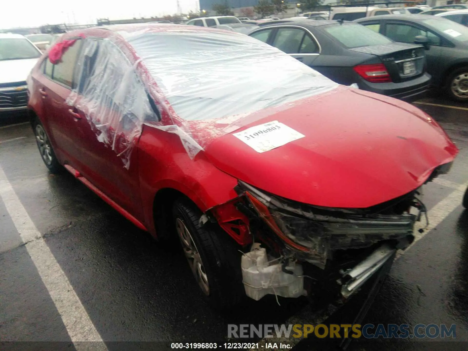 1 fotografías del automóvil dañado JTDEPMAE3MJ181338 TOYOTA COROLLA 2021