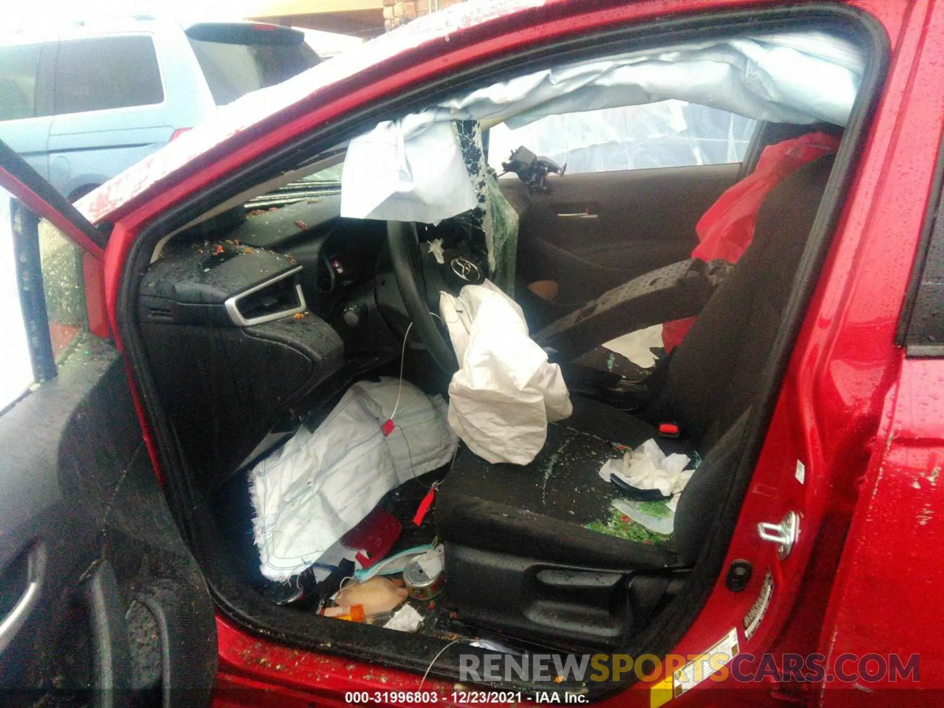 5 fotografías del automóvil dañado JTDEPMAE3MJ181338 TOYOTA COROLLA 2021